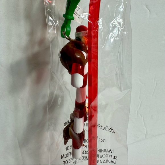 Disney Holiday Nwt Disney Straw Chip N Dale Candy Cane Christmas